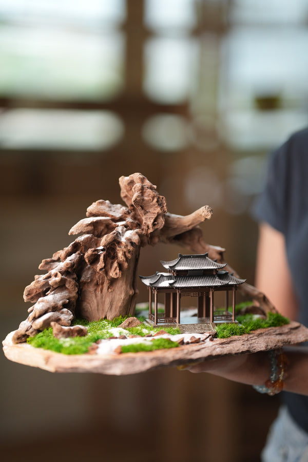 Blackwood Cliff - A Path in the East - Snowfall (Preserved Plants)