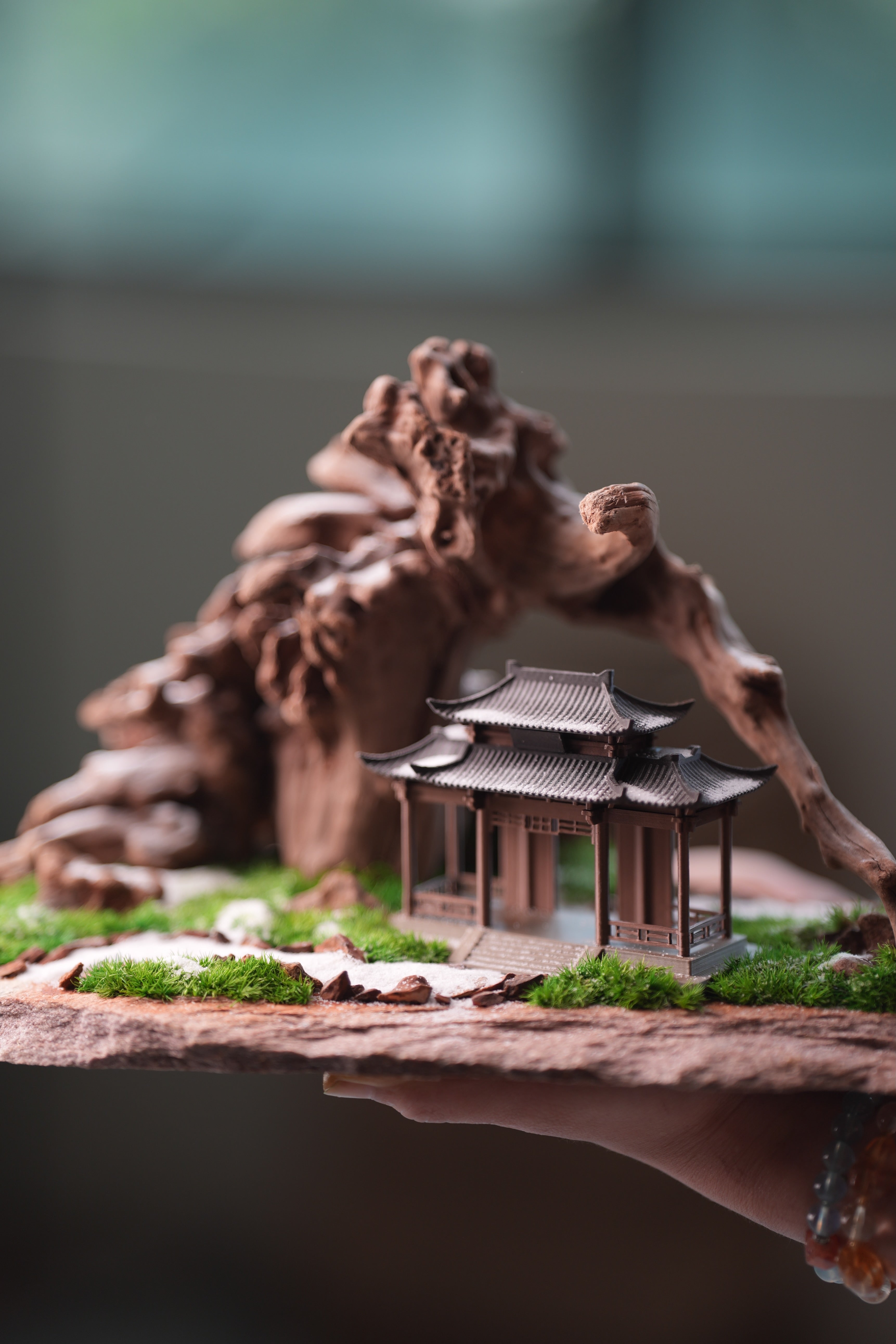 Blackwood Cliff - A Path in the East - Snowfall (Preserved Plants)