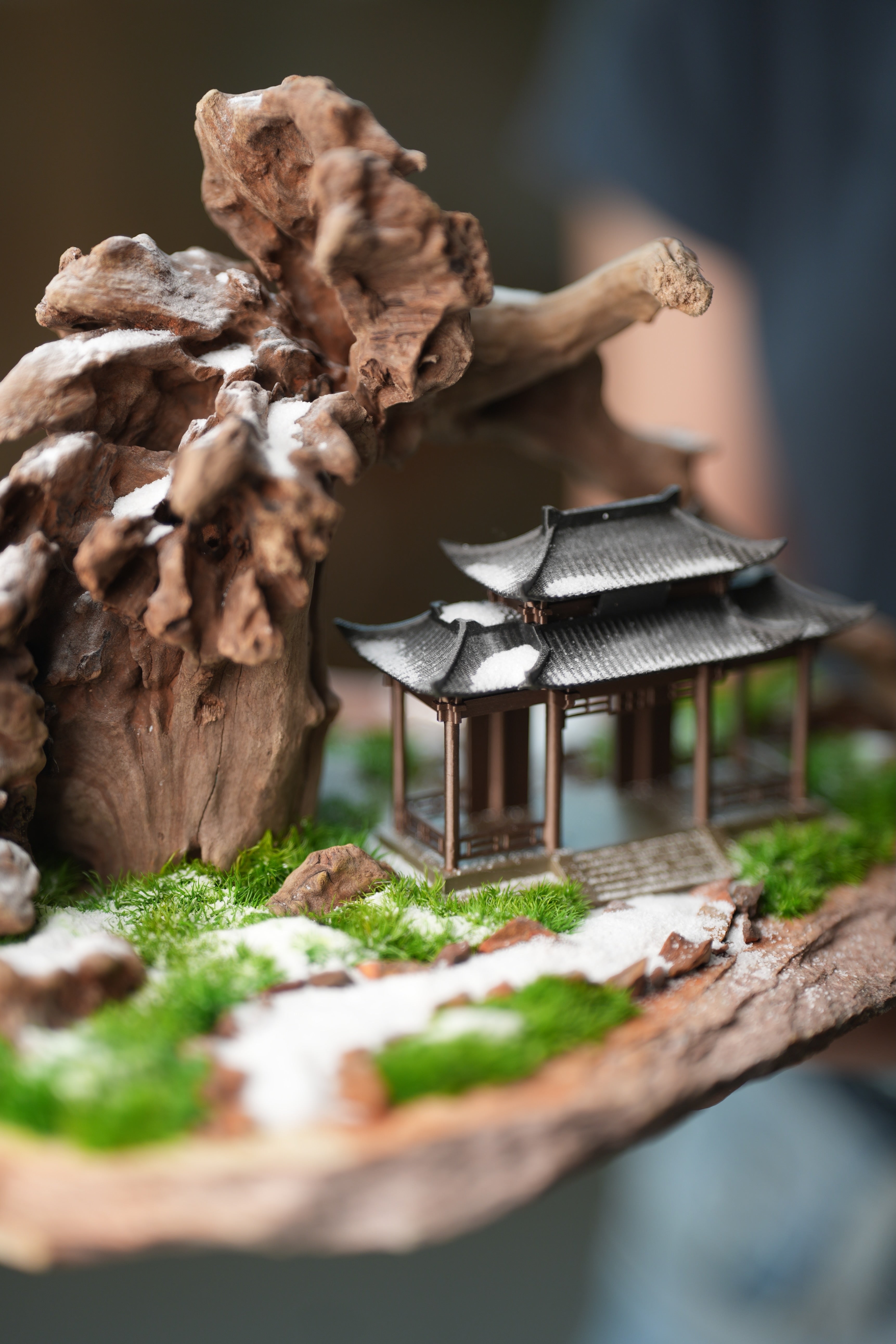 Blackwood Cliff - A Path in the East - Snowfall (Preserved Plants)
