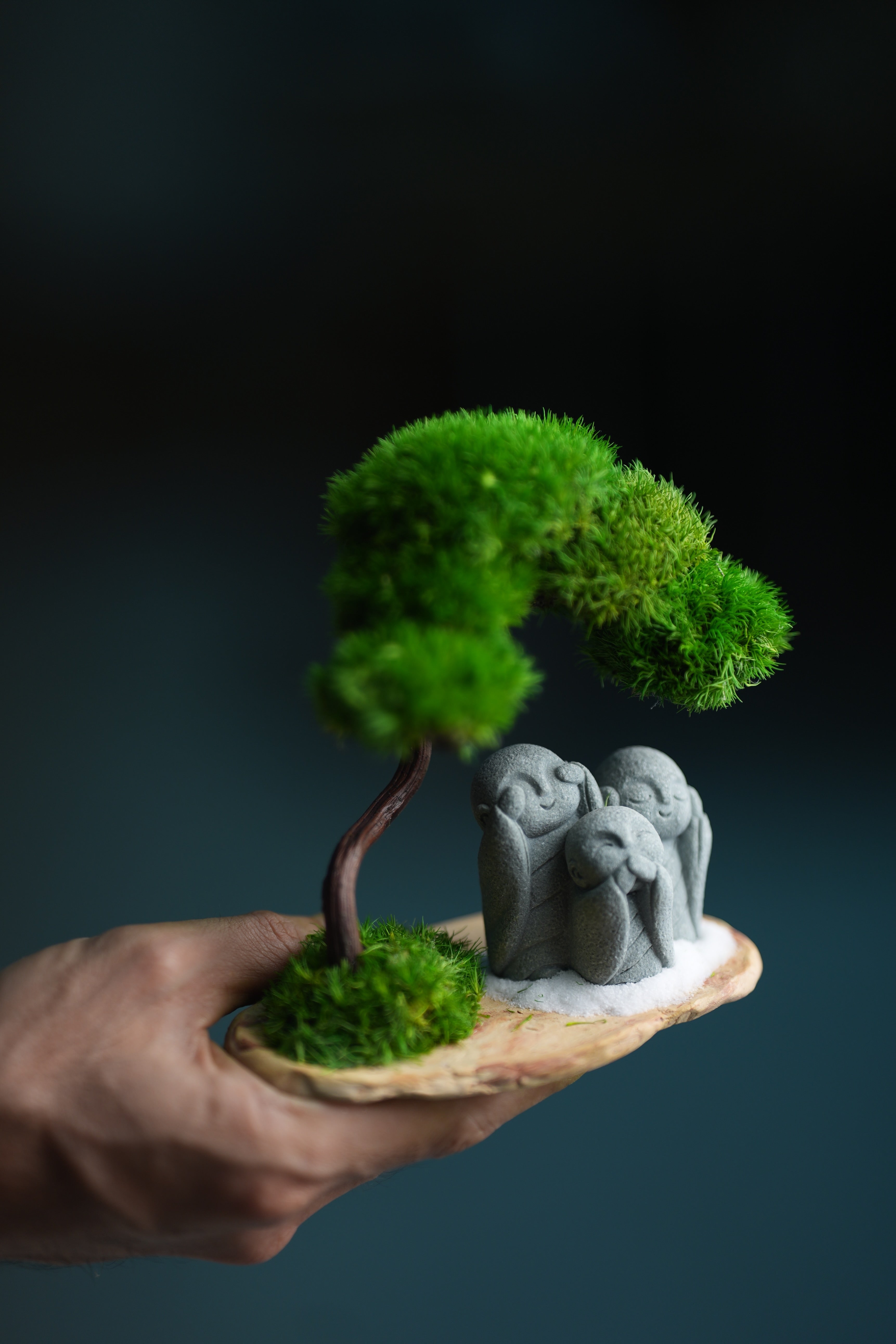 A Small Tree in the East - Classic - Trio of No Evil (Preserved Plants)