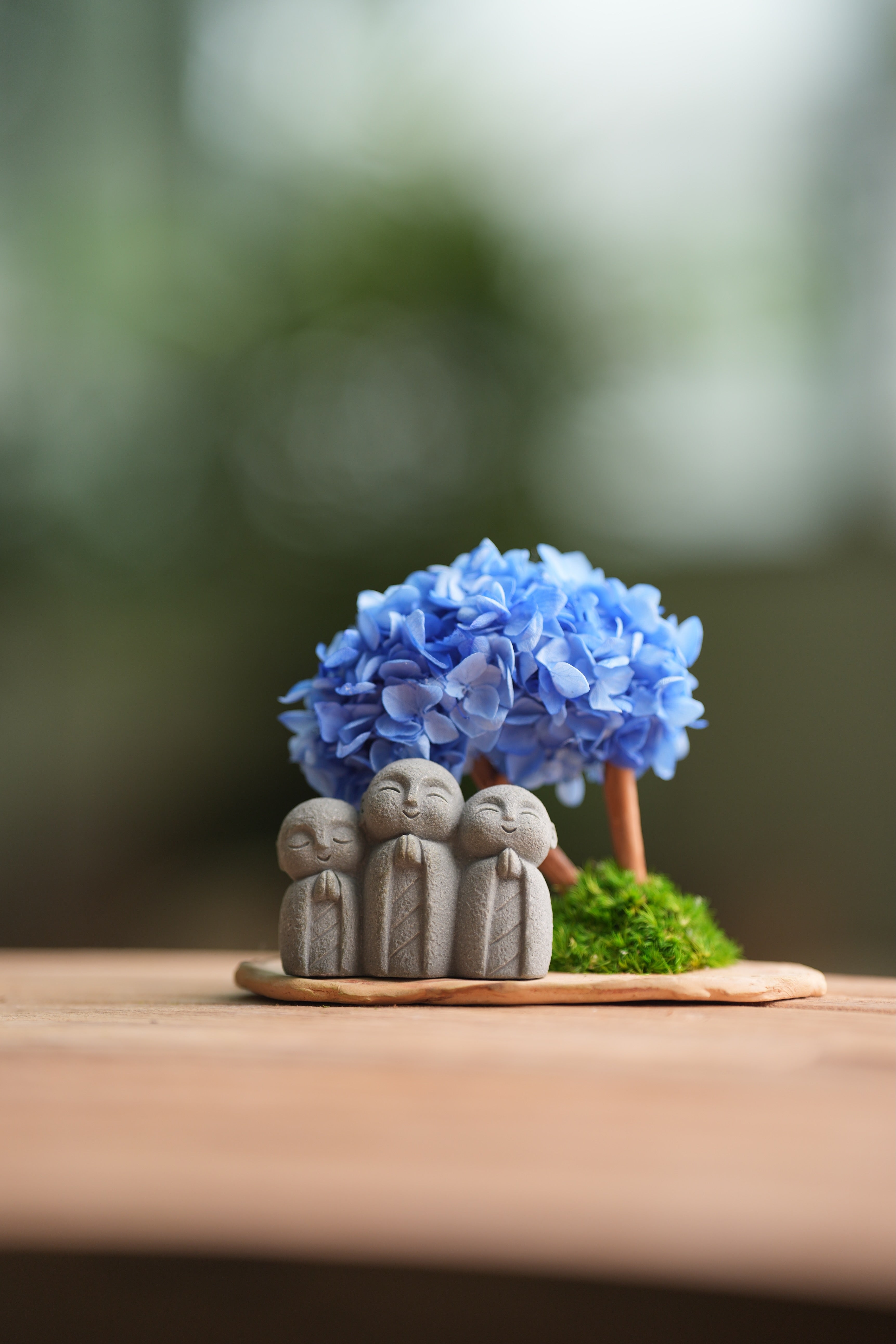 A Small Tree in the East - Blue Dream - Trio of Everjoy (Preserved Plants)