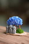 A Small Tree in the East - Blue Dream - Trio of Everjoy (Preserved Plants)