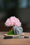 A Small Tree in the East - Sakura - Trio of No Evil (Preserved Plants)