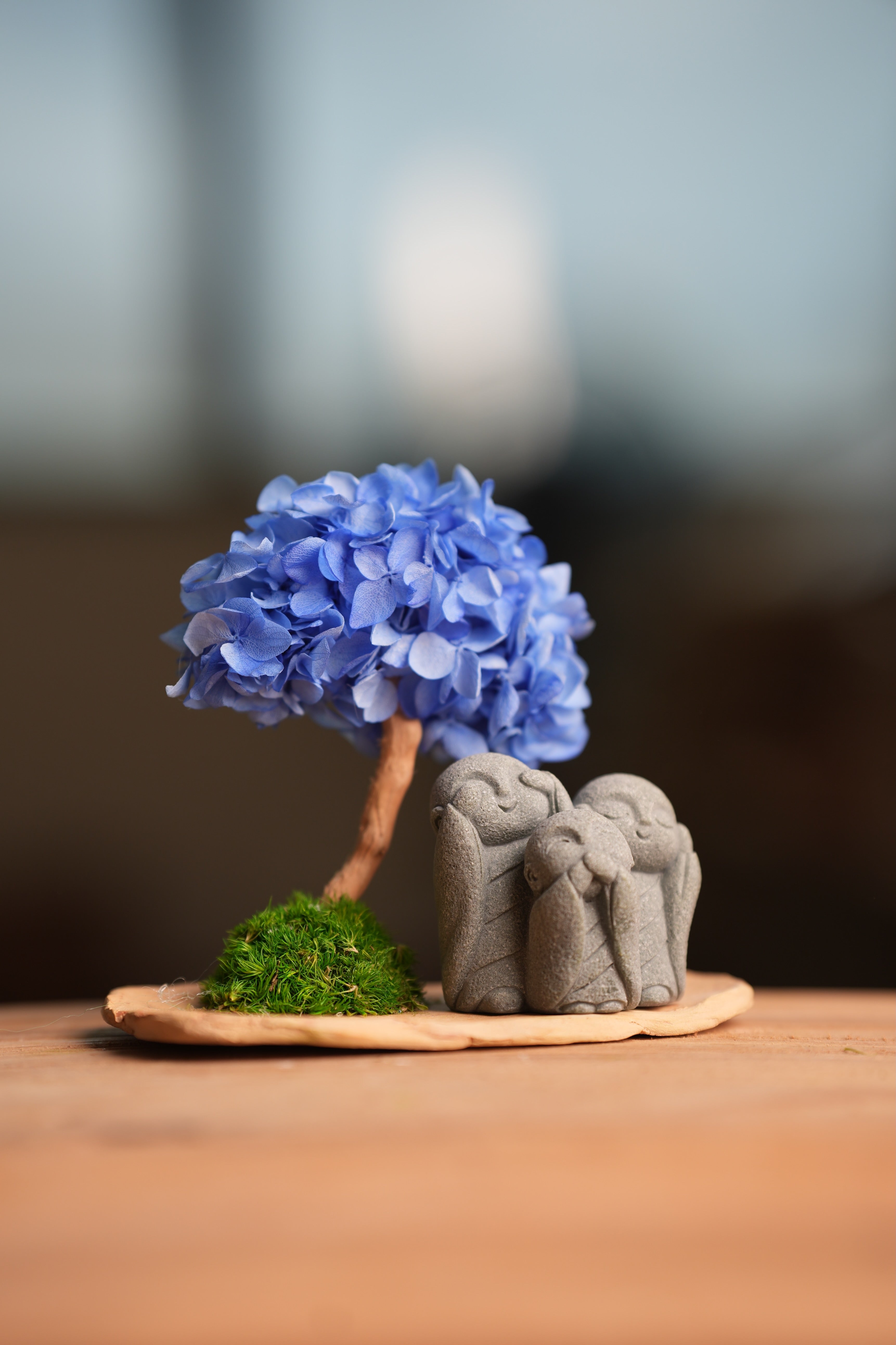 A Small Tree in the East - Blue Dream - Trio of No Evil (Preserved Plants)