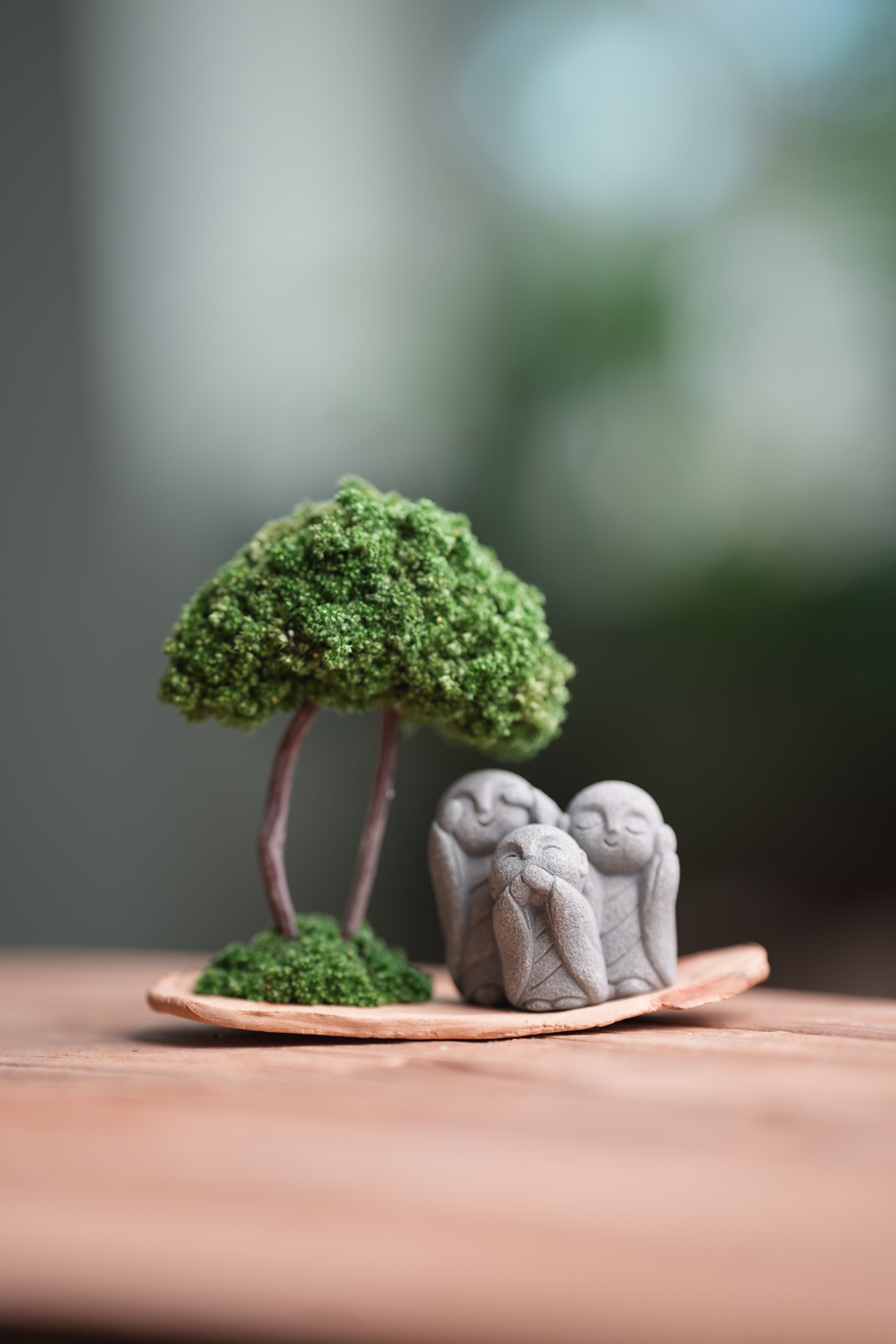 A Small Tree in the East - Classic - Trio of No Evil (Preserved Plants)