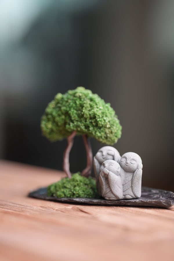 A Small Tree in the East - Classic - Trio of No Evil (Preserved Plants)