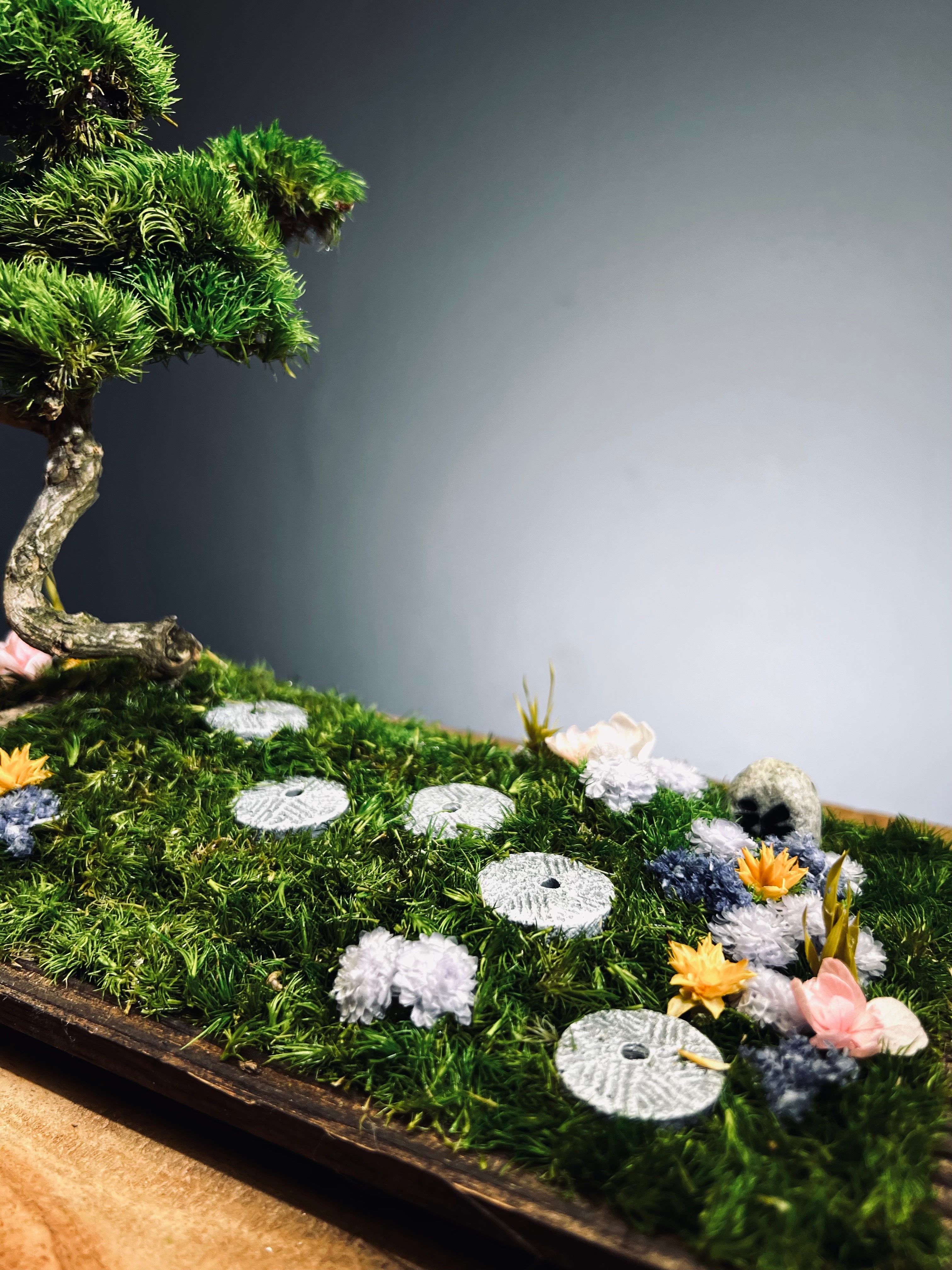 Violet Hill - Smaller version (Preserved Plants)