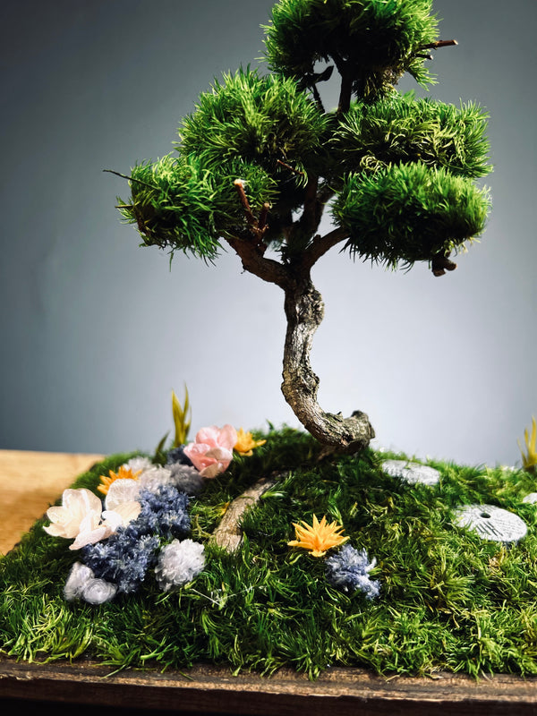 Violet Hill - Smaller version (Preserved Plants)