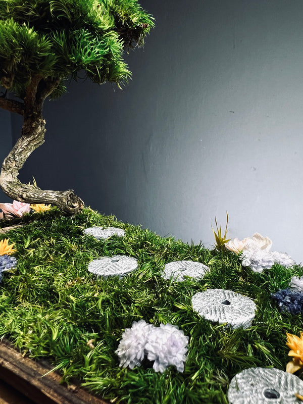 Violet Hill - Smaller version (Preserved Plants)