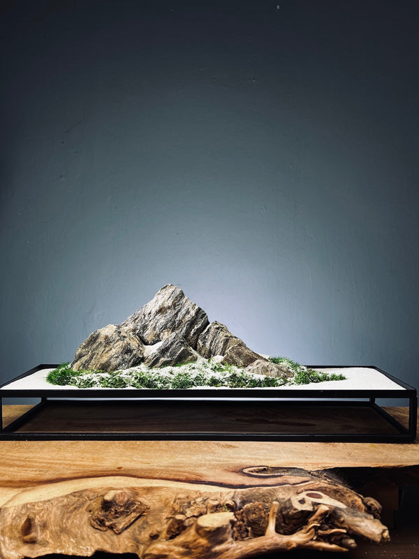 Alpine Meadow - Winter Lake (Preserved Plants)