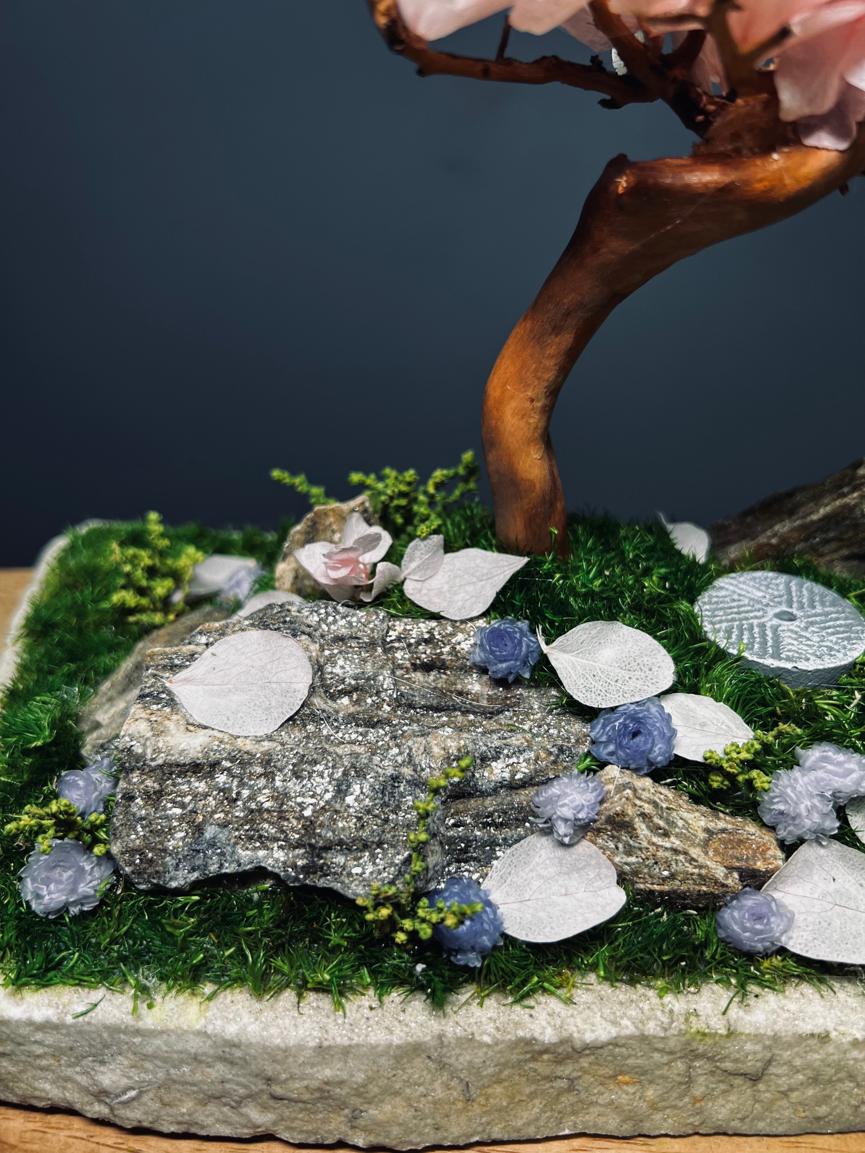 Violet Hill - Sakura edition - Large version (Preserved Plants)