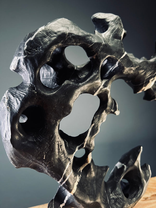 Steely Stone by the Crashing Waves (Stonework)