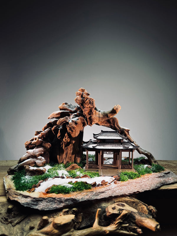 Blackwood Cliff - A Path in the East - Snowfall (Preserved Plants)