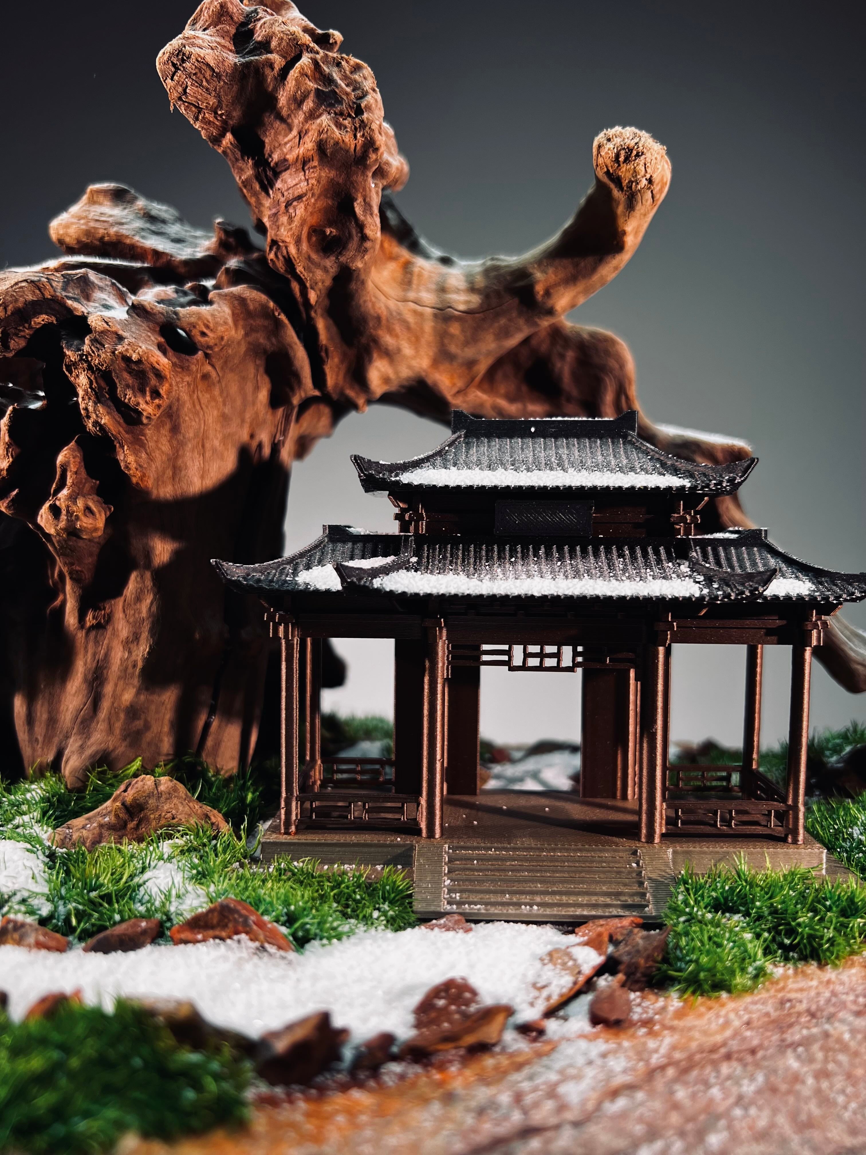 Blackwood Cliff - A Path in the East - Snowfall (Preserved Plants)