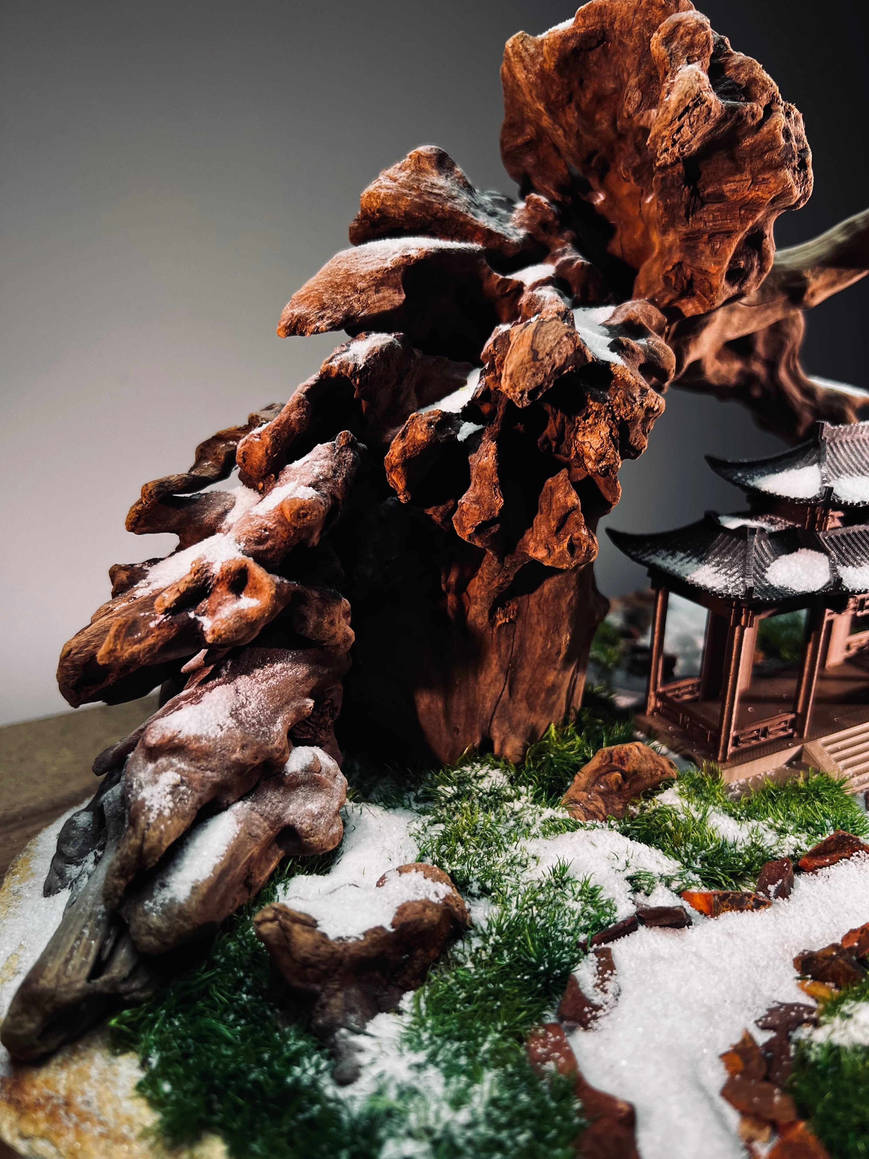 Blackwood Cliff - A Path in the East - Snowfall (Preserved Plants)