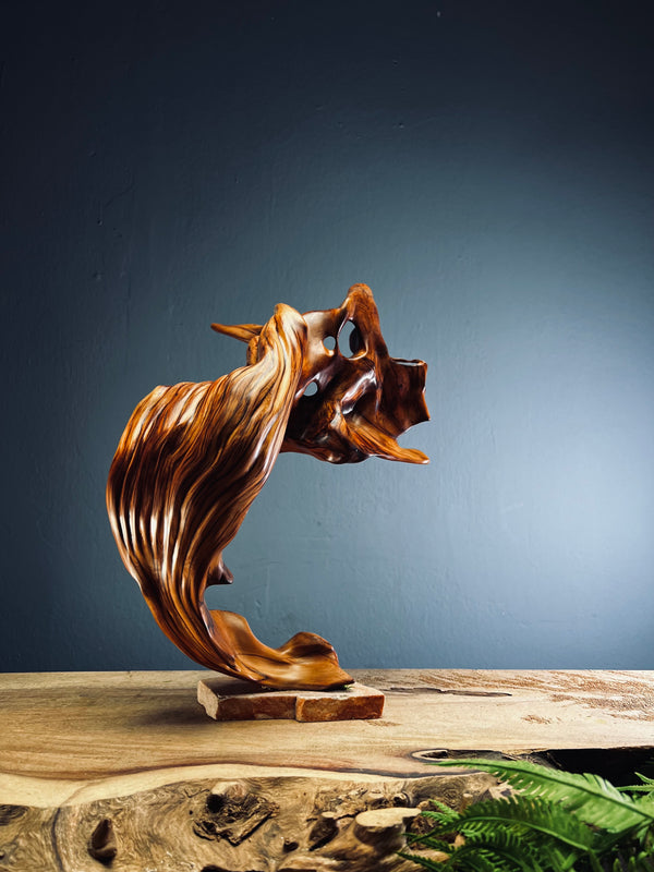 Slow Wood - Flame - Jade (Woodwork)