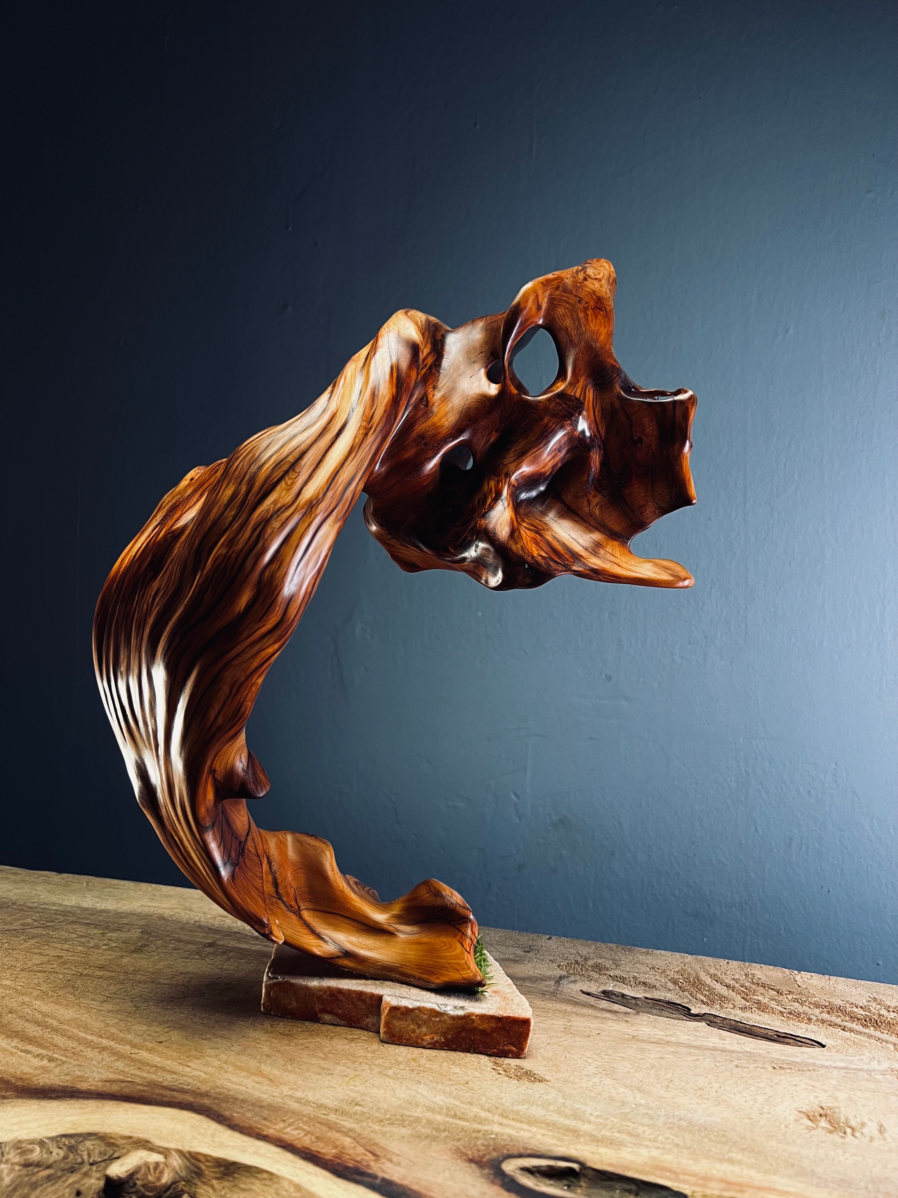 Slow Wood - Flame - Jade (Woodwork)