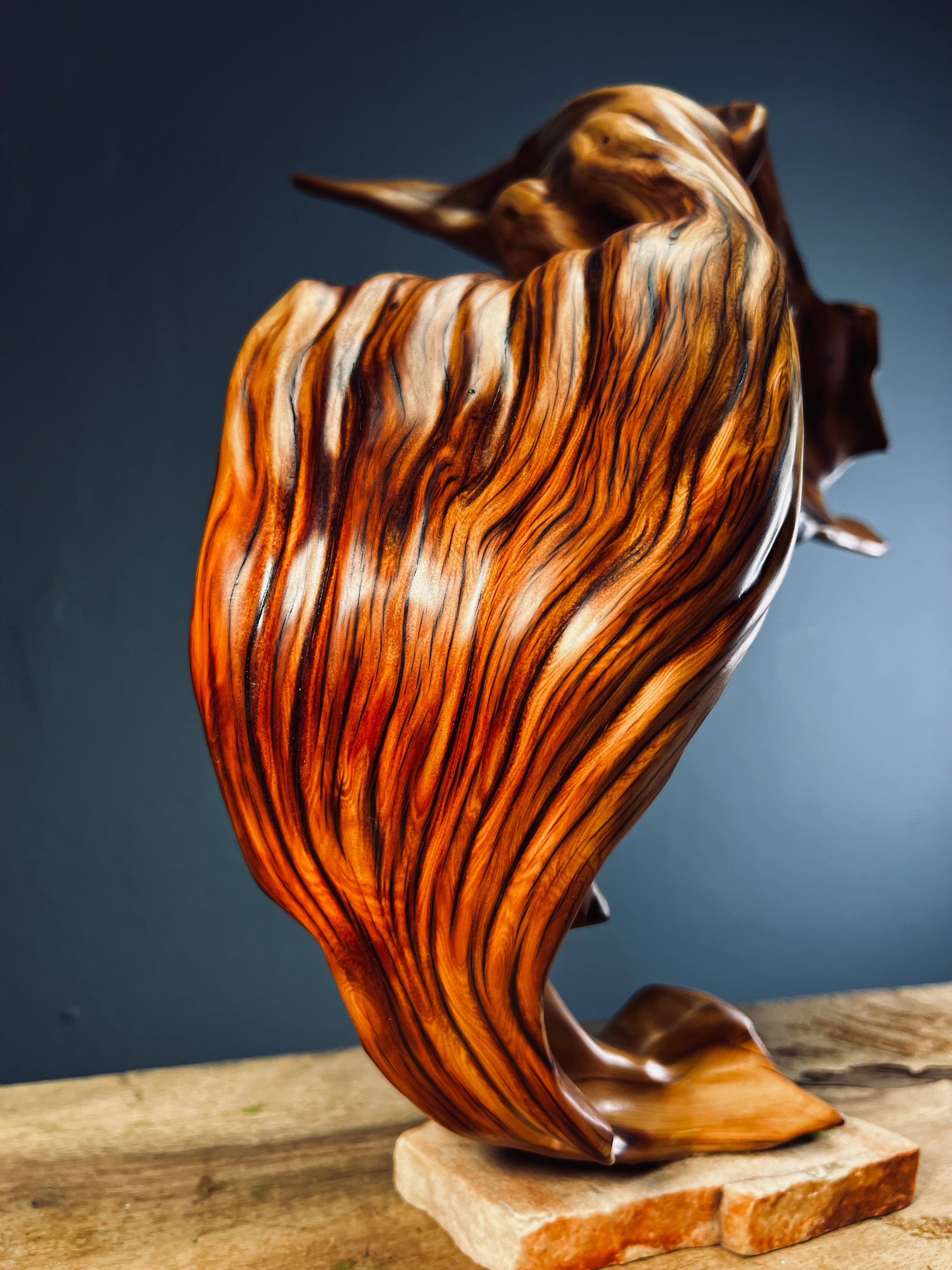 Slow Wood - Flame - Jade (Woodwork)