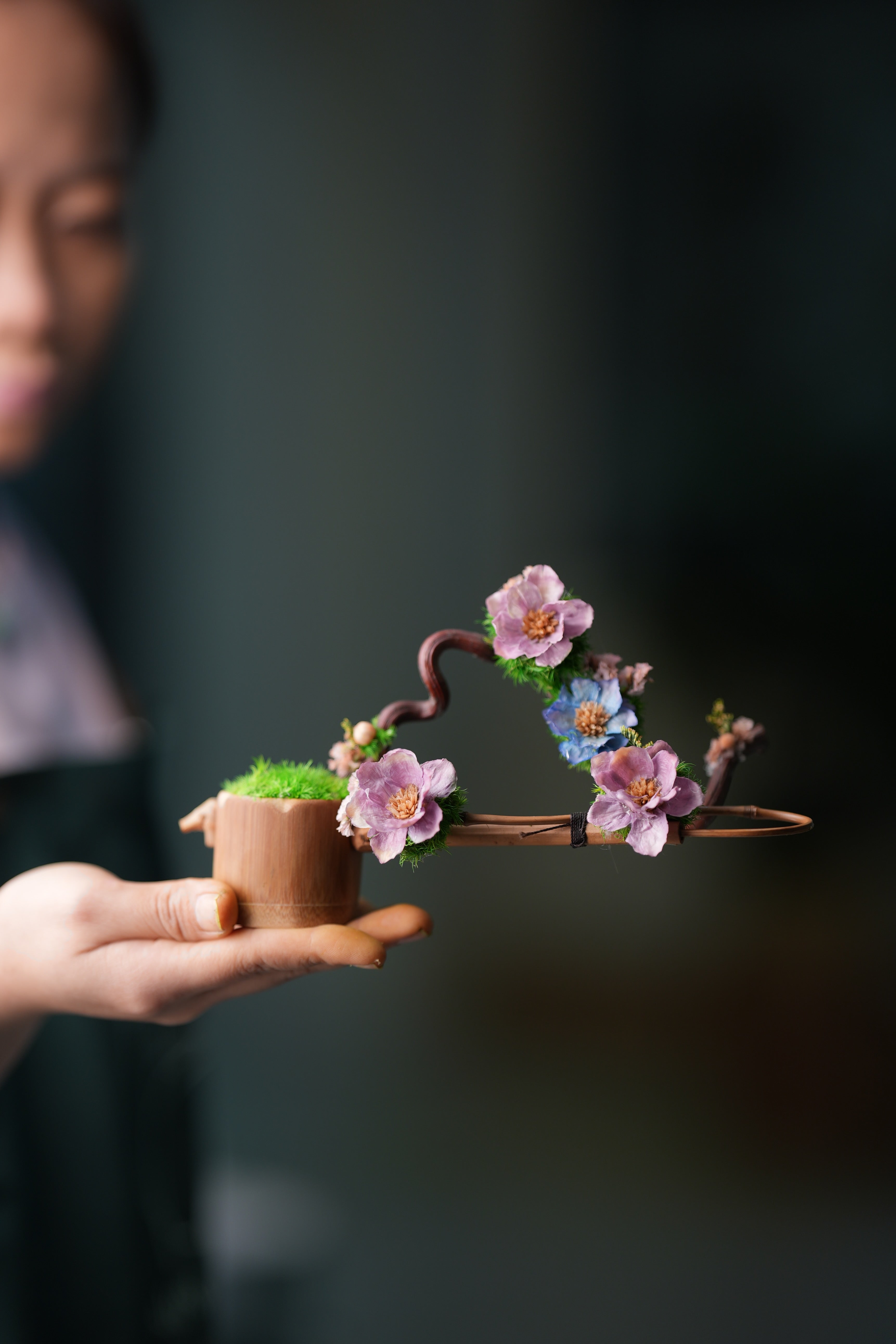 Children of the Forest - Bamboo Curve (Preserved Plants)