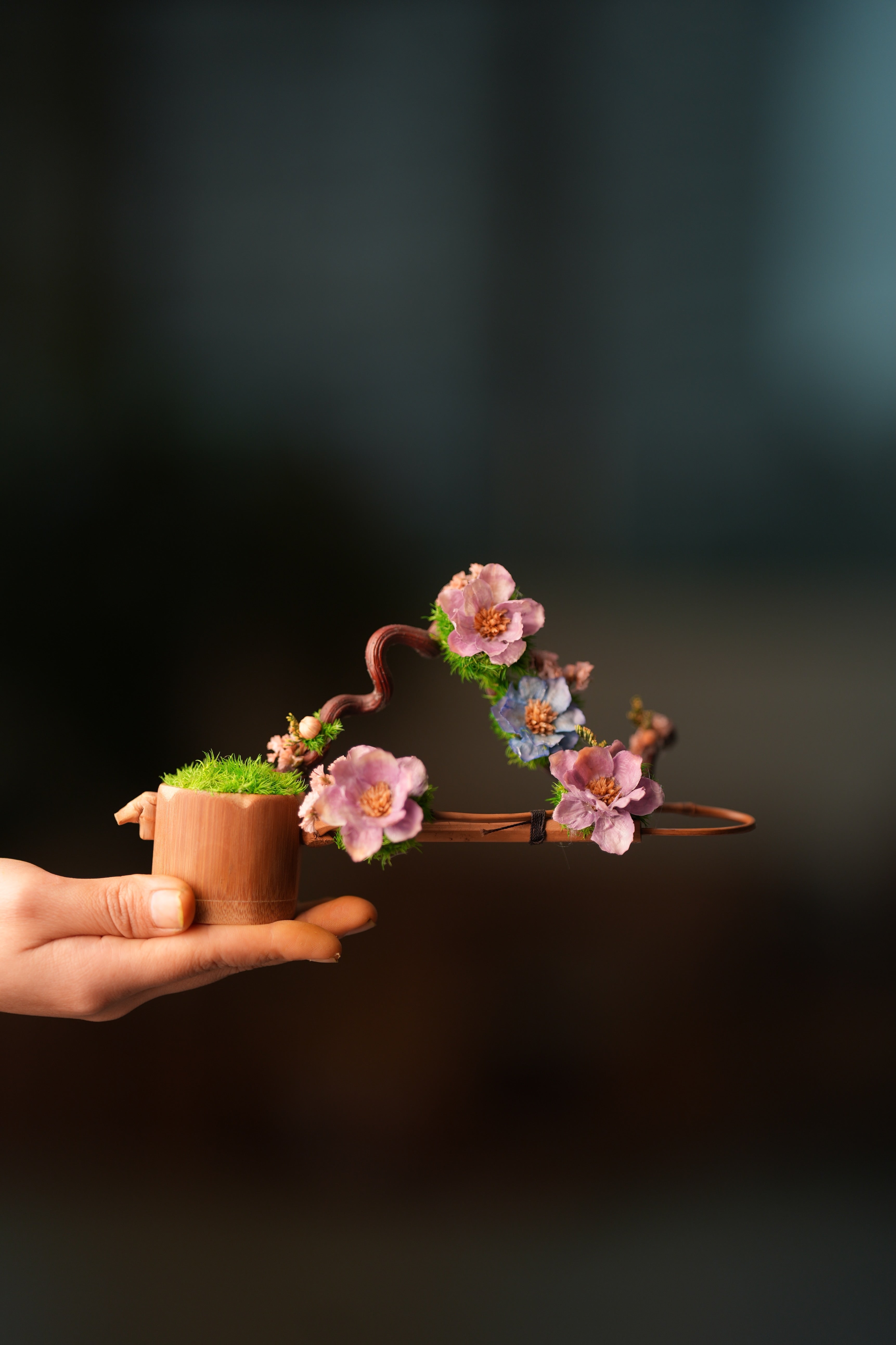 Children of the Forest - Bamboo Curve (Preserved Plants)