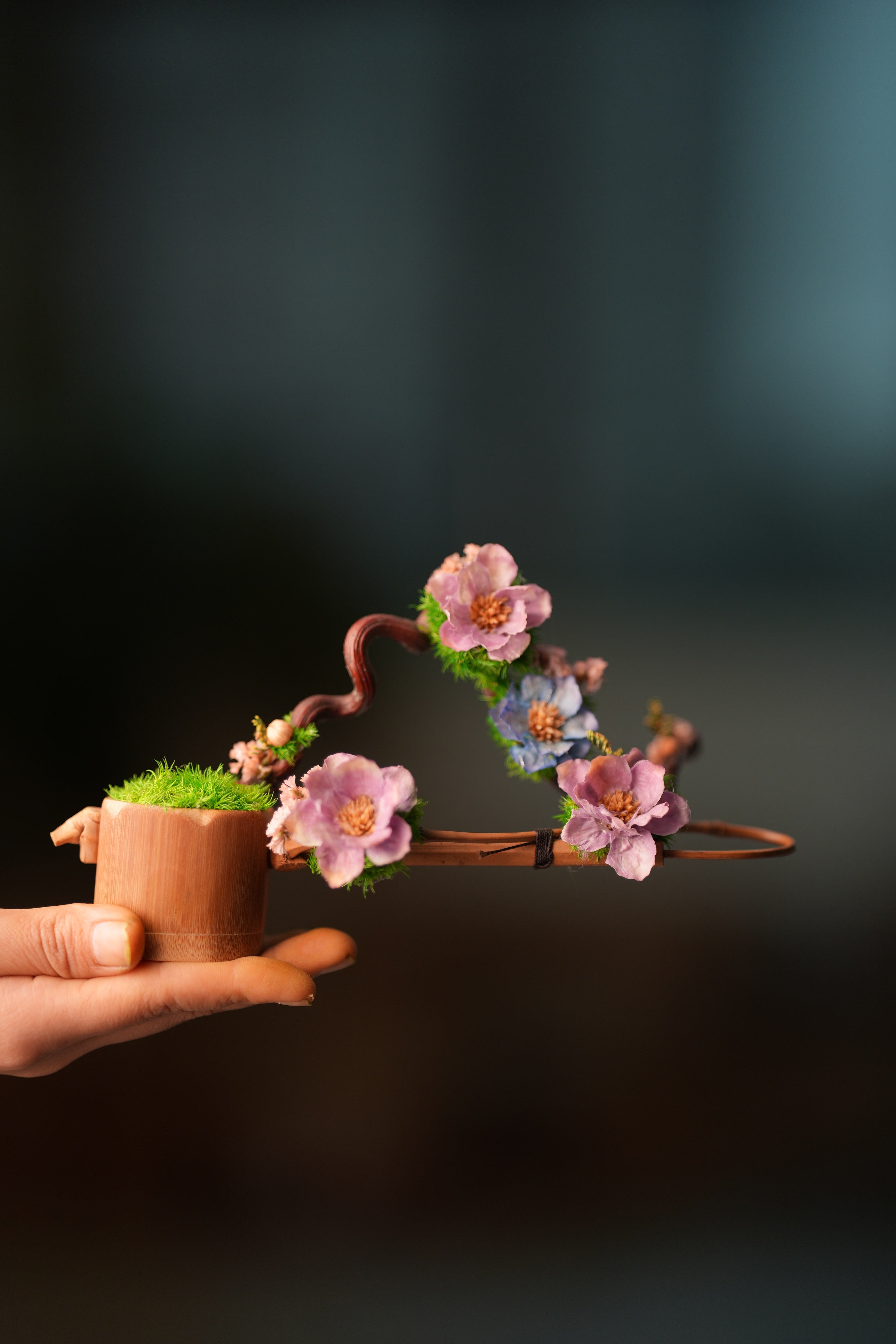 Children of the Forest - Bamboo Curve (Preserved Plants)