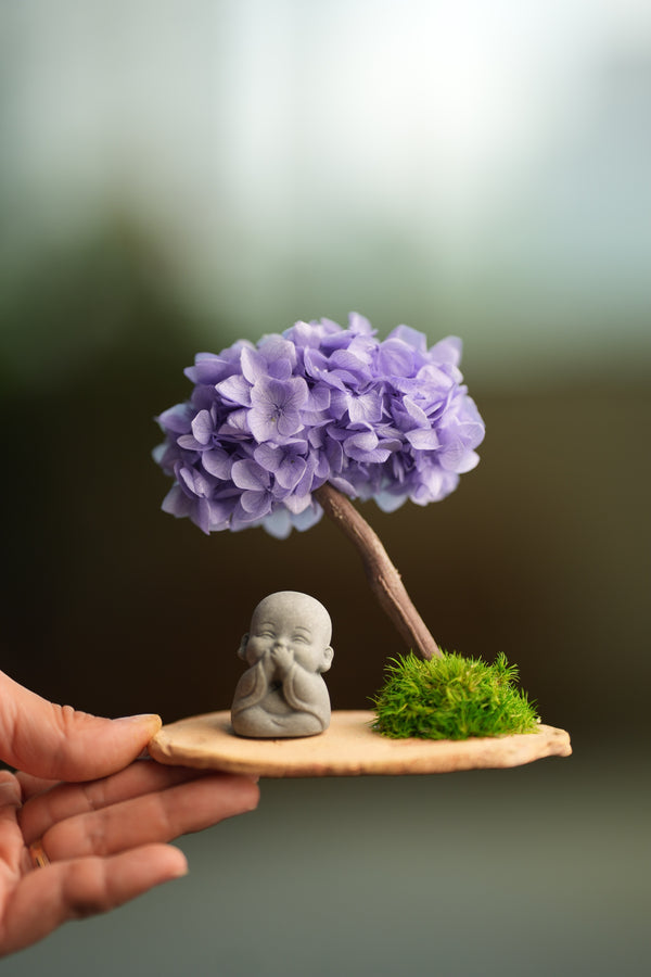 A Small Tree in the East - Purple Heart - Journeyman (Preserved Plants)