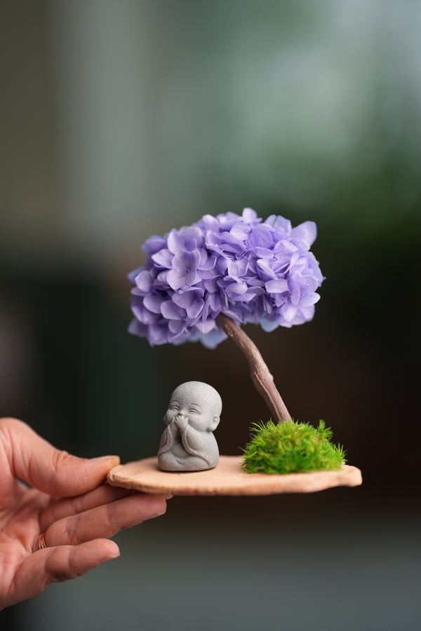 A Small Tree in the East - Purple Heart - Journeyman (Preserved Plants)