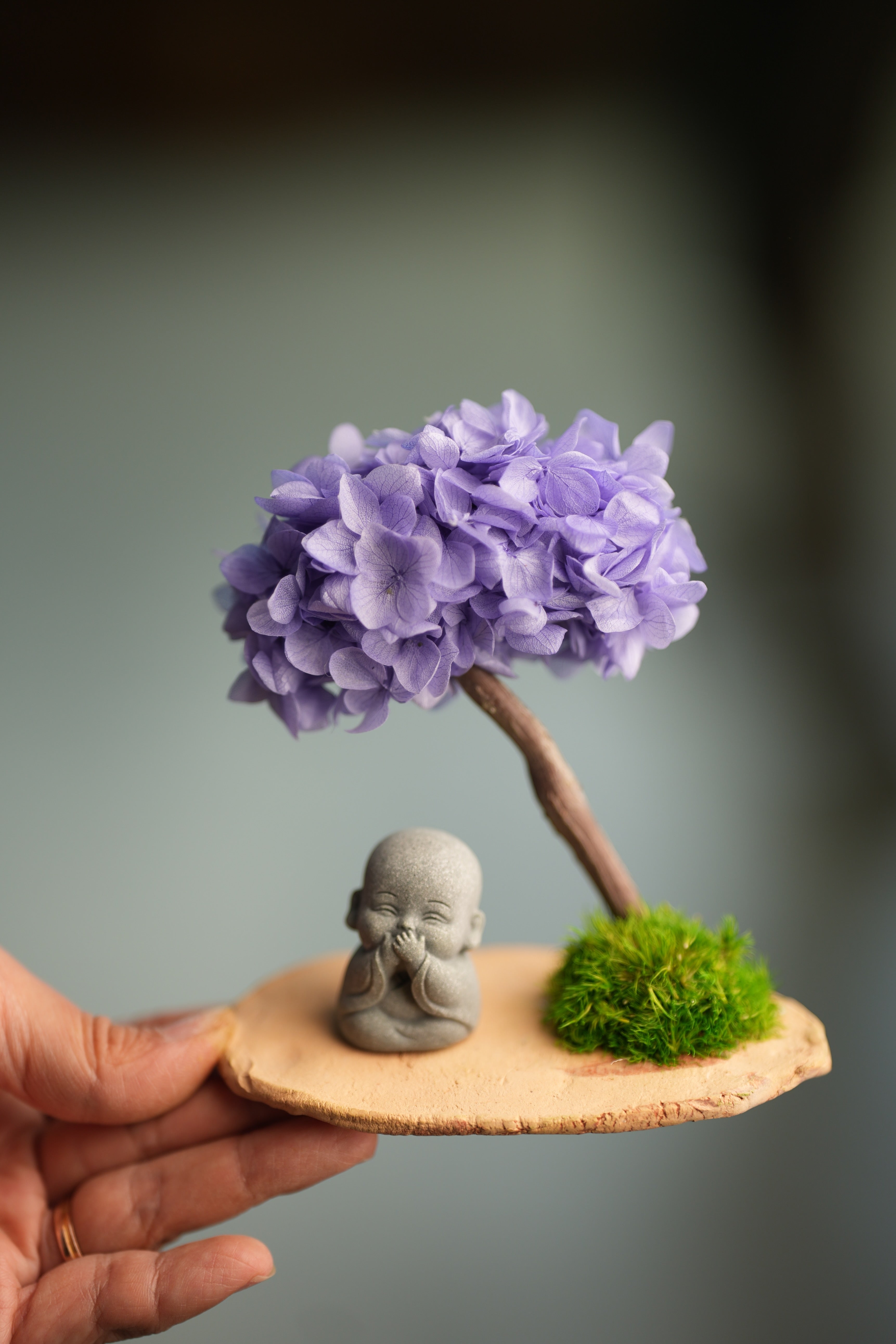 A Small Tree in the East - Purple Heart - Journeyman (Preserved Plants)
