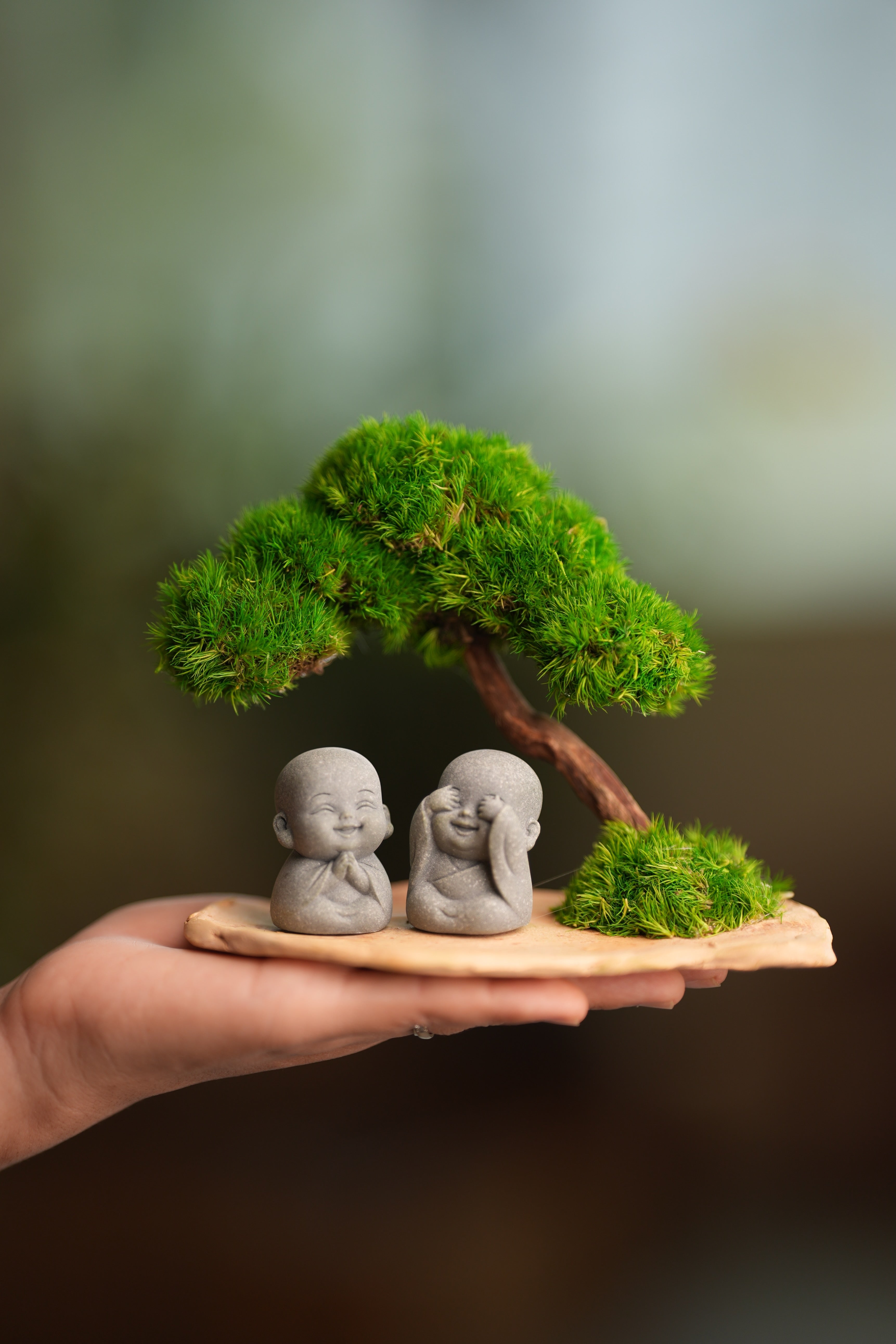 A Small Tree in the East - Classic - Duo of No Evil (Preserved Plants)