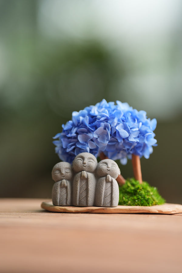 A Small Tree in the East - Blue Dream - Trio of Everjoy (Preserved Plants)