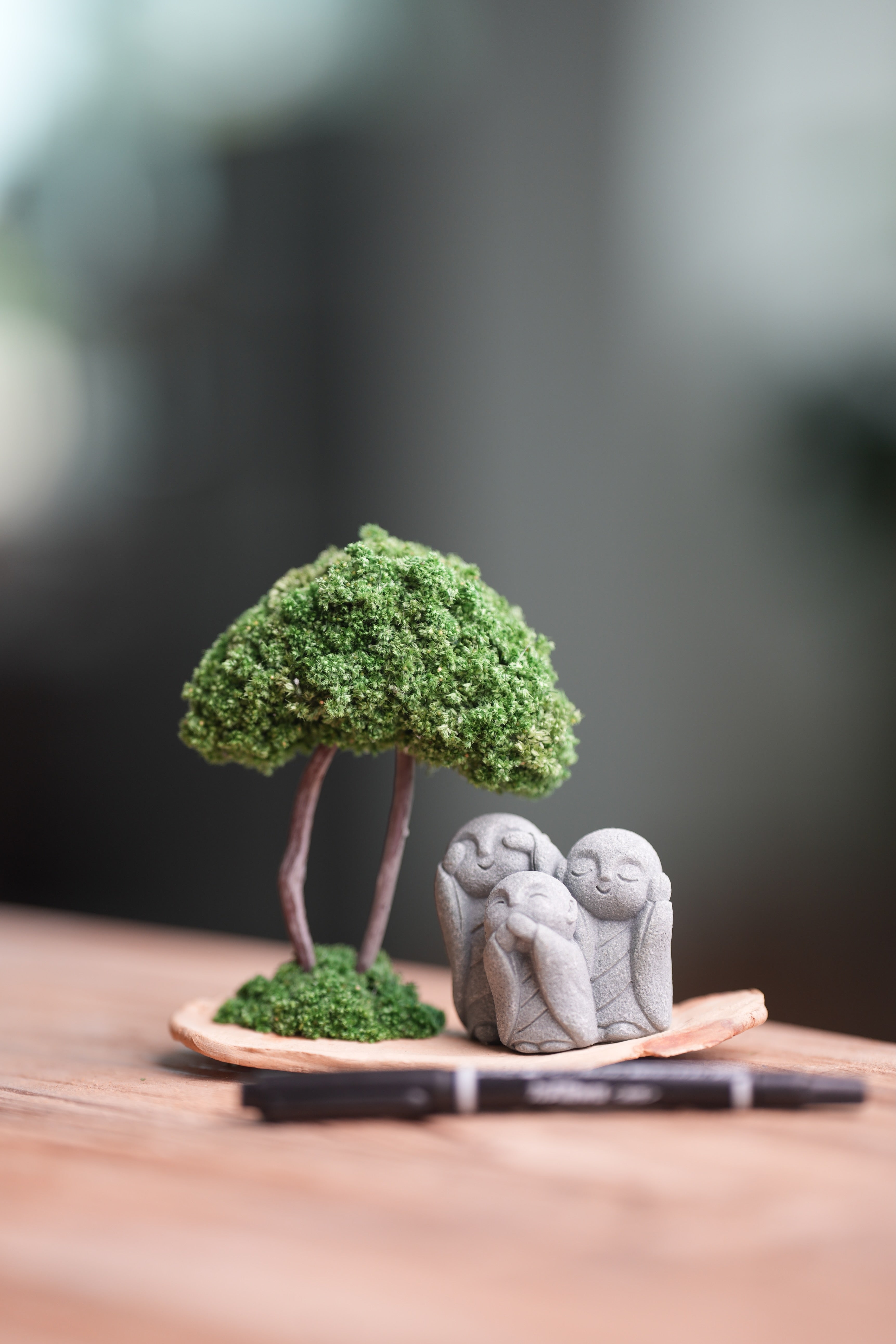 A Small Tree in the East - Classic - Trio of No Evil (Preserved Plants)