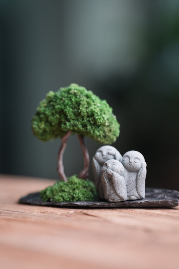 A Small Tree in the East - Classic - Trio of No Evil (Preserved Plants)