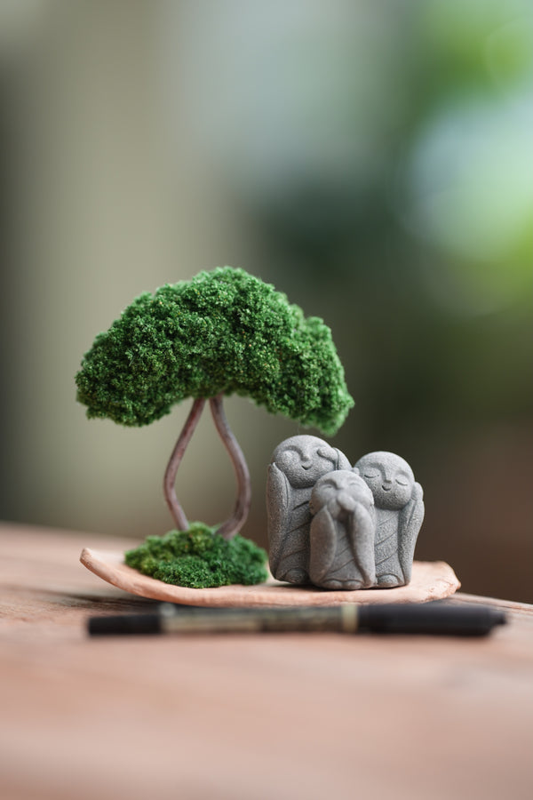 A Small Tree in the East - Classic - Trio of No Evil (Preserved Plants)