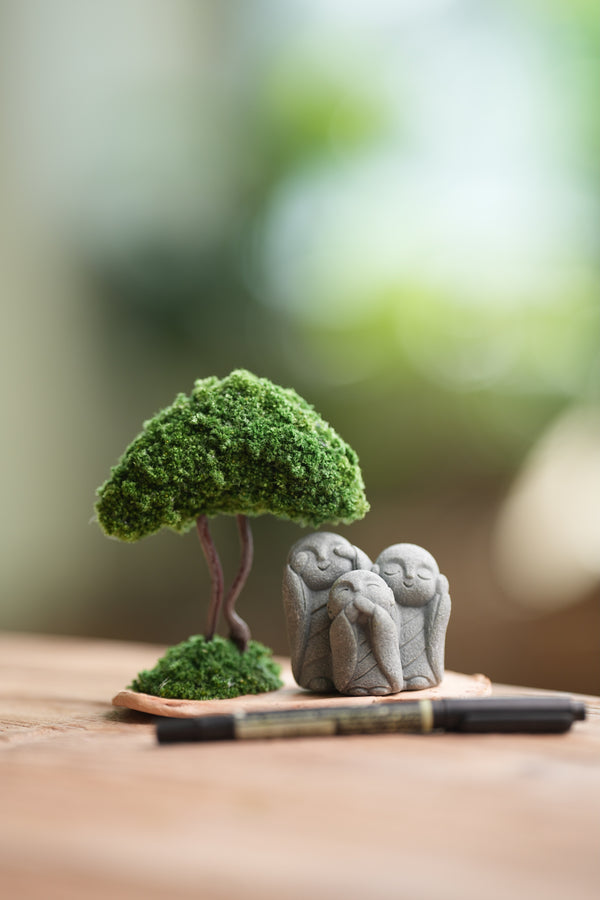 A Small Tree in the East - Classic - Trio of No Evil (Preserved Plants)