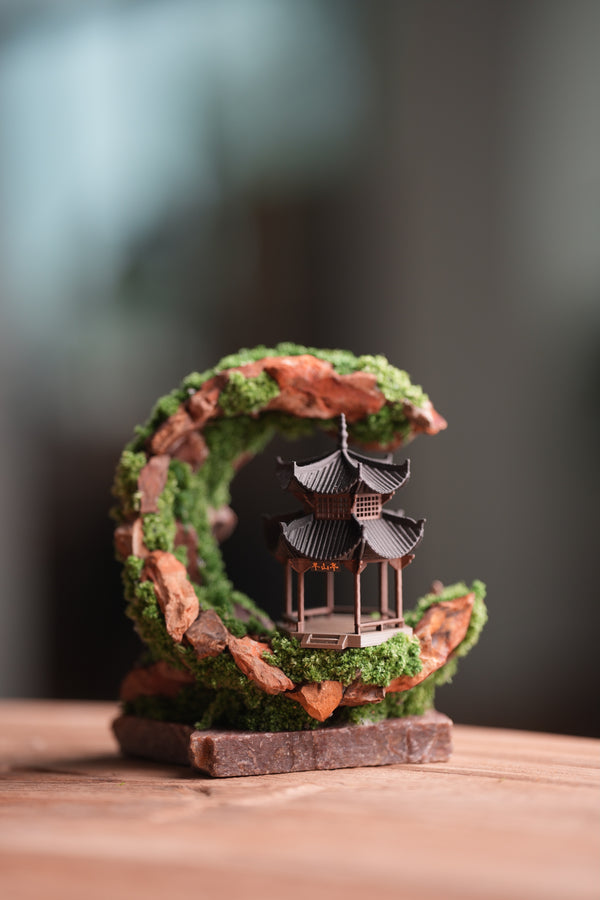 Half-Moon Bay - Crescent - Cultured Garden - Smaller (Preserved Plants)