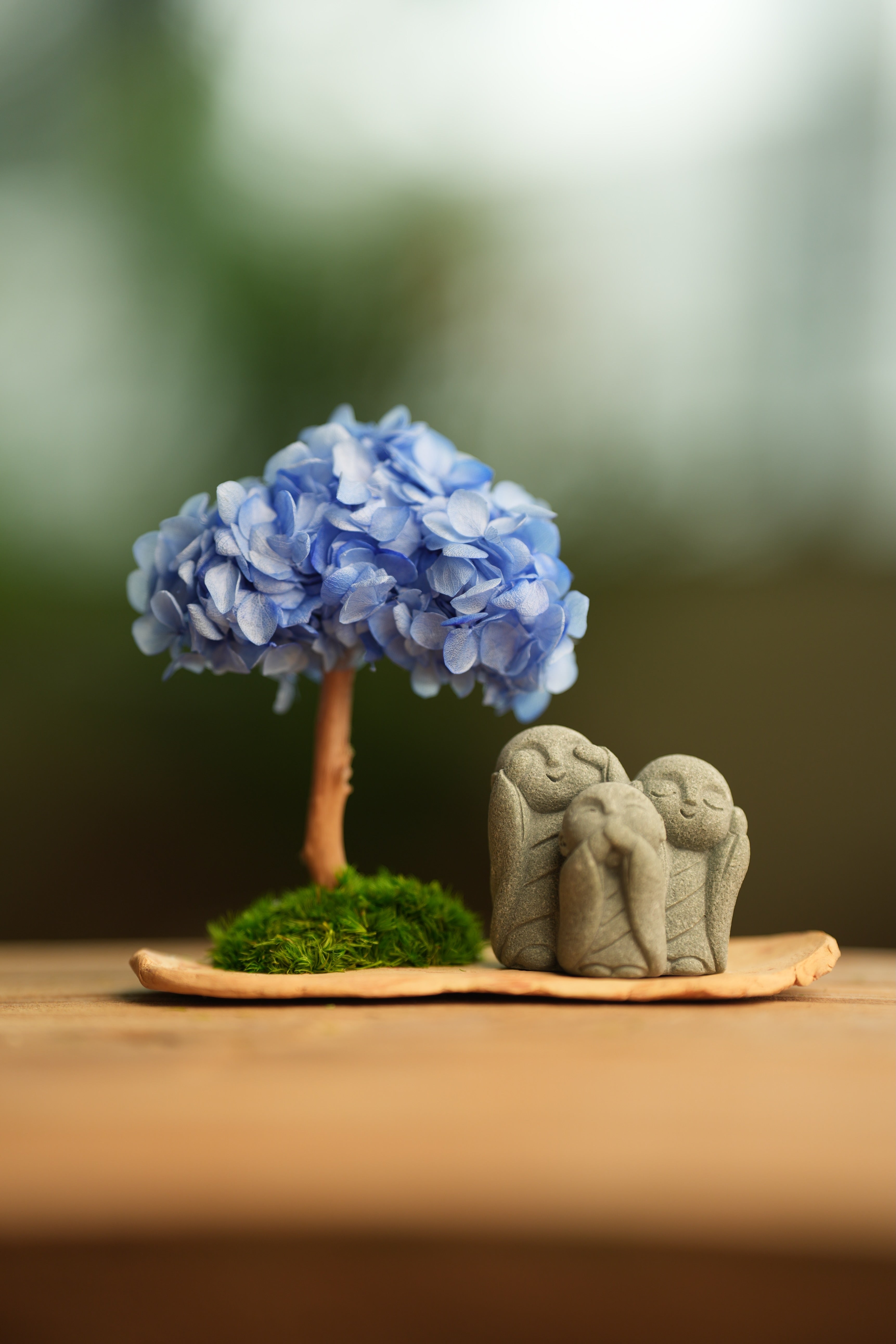 A Small Tree in the East - Blue Dream - Trio of No Evil (Preserved Plants)