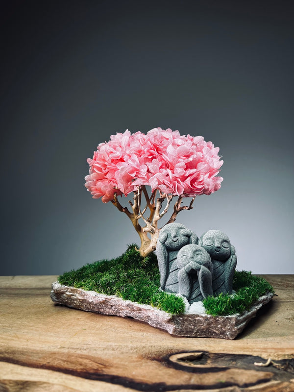 A Small Tree in the East - Sakura - Trio of Everjoy (Preserved Plants)