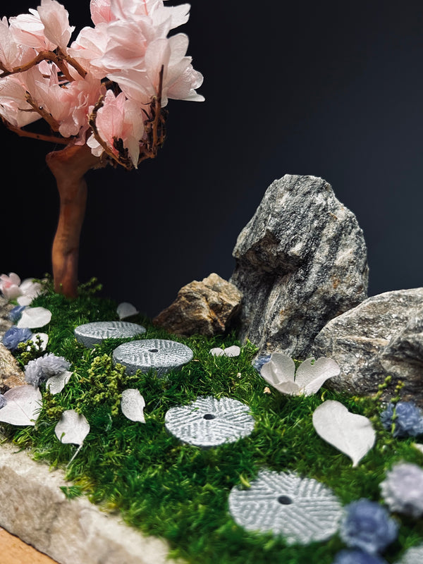 Violet Hill - Sakura edition - Large version (Preserved Plants)