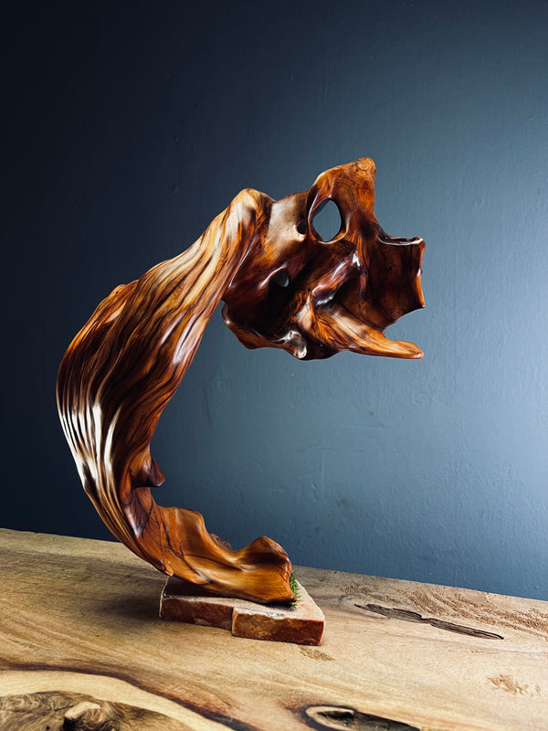 Slow Wood - Flame - Jade (Woodwork)