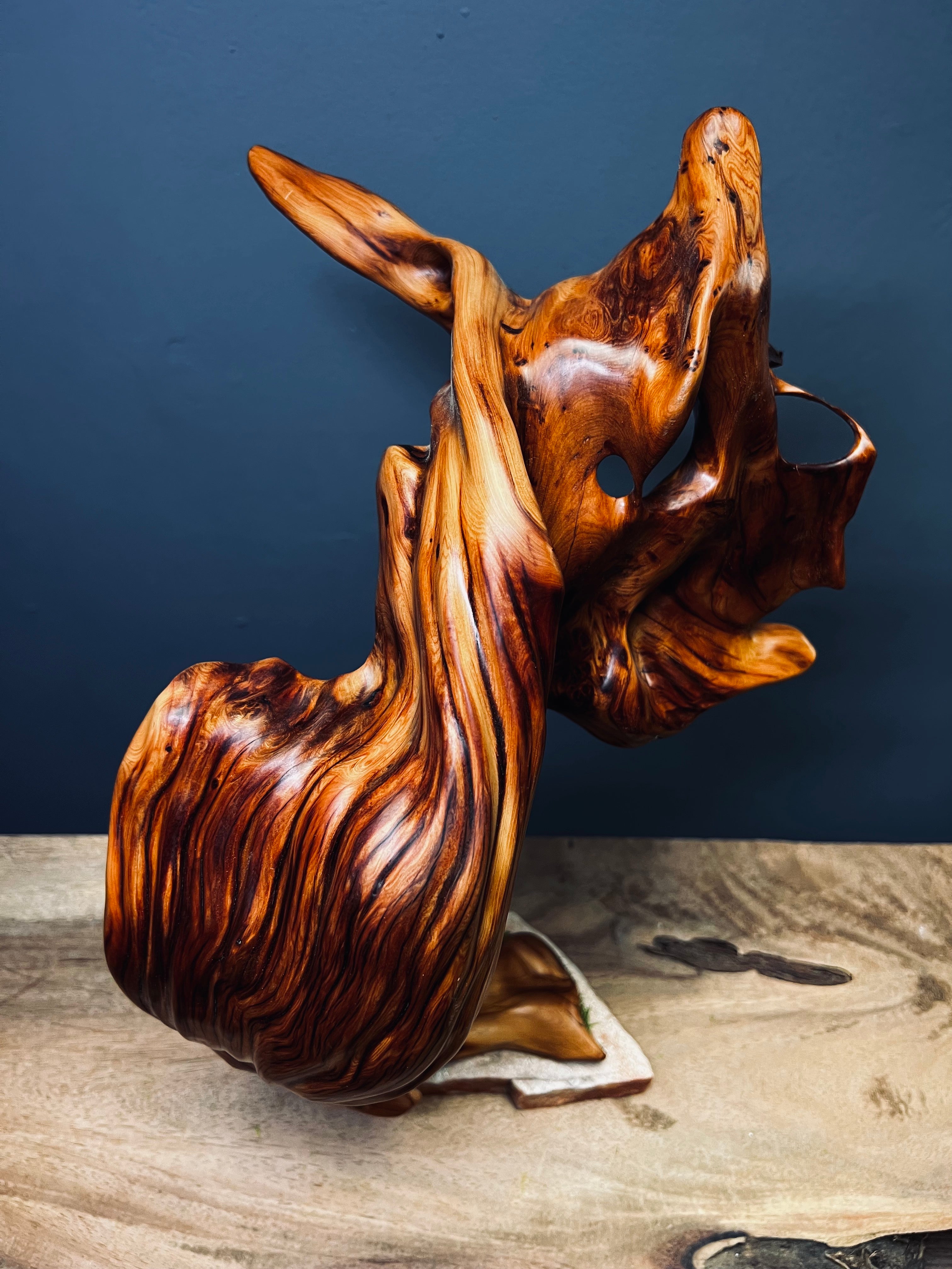 Slow Wood - Flame - Jade (Woodwork)